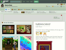 Tablet Screenshot of meowchee.deviantart.com