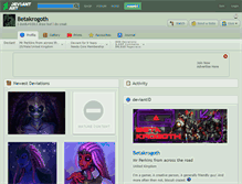 Tablet Screenshot of betakrogoth.deviantart.com