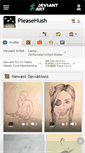 Mobile Screenshot of pleasehush.deviantart.com