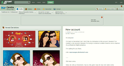Desktop Screenshot of caveira.deviantart.com