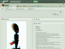 Tablet Screenshot of beeba.deviantart.com