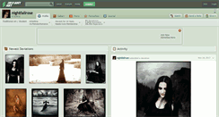 Desktop Screenshot of nightfallrose.deviantart.com