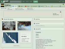 Tablet Screenshot of endarius.deviantart.com