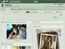 Tablet Screenshot of frikigeisha.deviantart.com
