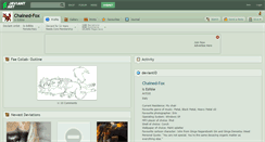 Desktop Screenshot of chained-fox.deviantart.com