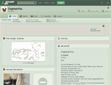 Tablet Screenshot of chained-fox.deviantart.com