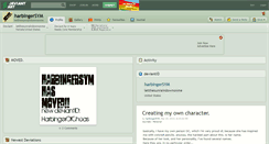 Desktop Screenshot of harbingersym.deviantart.com