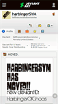 Mobile Screenshot of harbingersym.deviantart.com