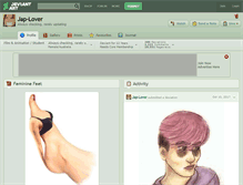 Tablet Screenshot of jap-lover.deviantart.com