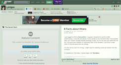 Desktop Screenshot of lytrigian.deviantart.com