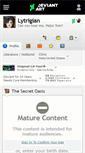 Mobile Screenshot of lytrigian.deviantart.com