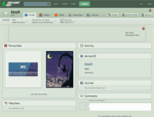 Tablet Screenshot of bizzit.deviantart.com