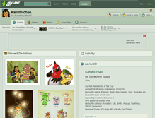 Tablet Screenshot of kahimi-chan.deviantart.com