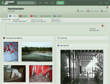 Tablet Screenshot of mariekentairo.deviantart.com