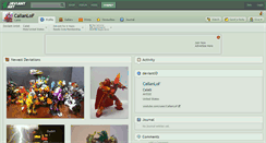 Desktop Screenshot of callanlof.deviantart.com