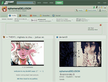 Tablet Screenshot of ephemeraldelusion.deviantart.com