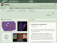 Tablet Screenshot of kaiohtee.deviantart.com