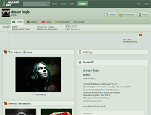 Tablet Screenshot of dream-logic.deviantart.com