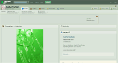 Desktop Screenshot of catherinerain.deviantart.com