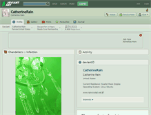 Tablet Screenshot of catherinerain.deviantart.com