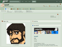 Tablet Screenshot of landoff.deviantart.com