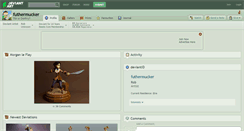 Desktop Screenshot of futhermucker.deviantart.com