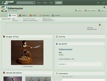 Tablet Screenshot of futhermucker.deviantart.com