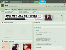 Tablet Screenshot of ahtu.deviantart.com