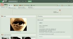 Desktop Screenshot of lula-x.deviantart.com