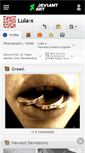 Mobile Screenshot of lula-x.deviantart.com