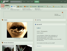 Tablet Screenshot of lula-x.deviantart.com