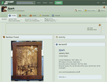 Tablet Screenshot of jtpark.deviantart.com
