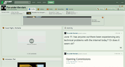 Desktop Screenshot of fox-under-the-stars.deviantart.com