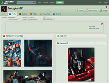 Tablet Screenshot of perceptor-tf.deviantart.com