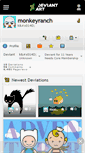 Mobile Screenshot of monkeyranch.deviantart.com