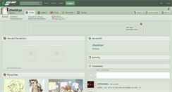 Desktop Screenshot of chomiryo.deviantart.com
