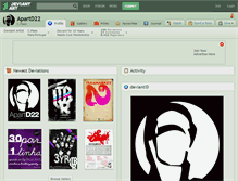 Tablet Screenshot of apartd22.deviantart.com