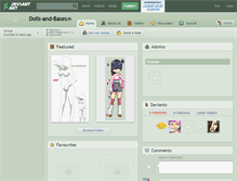 Tablet Screenshot of dolls-and-bases.deviantart.com