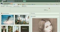 Desktop Screenshot of crypticshadows.deviantart.com