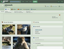 Tablet Screenshot of datbedoelik.deviantart.com