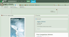 Desktop Screenshot of angels-vs-demons.deviantart.com