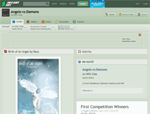 Tablet Screenshot of angels-vs-demons.deviantart.com