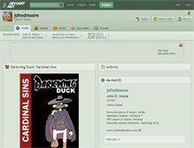 Tablet Screenshot of johndmoore.deviantart.com