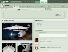 Tablet Screenshot of mrmisty.deviantart.com