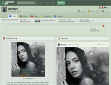 Tablet Screenshot of darklazy.deviantart.com