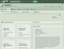Tablet Screenshot of darkgril12.deviantart.com