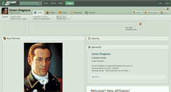 Desktop Screenshot of green-dragoons.deviantart.com