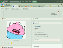 Tablet Screenshot of intheskies.deviantart.com