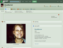 Tablet Screenshot of brookburner.deviantart.com