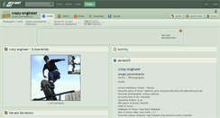 Desktop Screenshot of crazy-engineer.deviantart.com